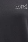 Mavi Pamuklu Regular Fit Bisiklet Yaka Şardonlu Bayan Sweat 1611656-82185 ANTRASİT