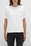 Mavi Pamuklu Regular Fit Logolu Bisiklet Yaka Bayan T Shirt 1613148-80194 EKRU