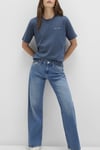 Mavi Pamuklu Regular Fit Logolu Bisiklet Yaka Bayan T Shirt 1613148-70500 KOYU LACIVERT