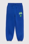 Mavi Pamuklu Regular Fit Logolu Normal Bel Erkek Çocuk Eşofman Altı 6010027-70896 SAKS