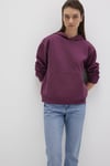 Mavi Pamuklu Regular Fit Şardonlu Kapüşonlu Kadın Sweat 1167299-70670 VİŞNE