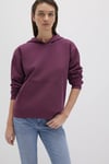 Mavi Pamuklu Regular Fit Şardonlu Kapüşonlu Kadın Sweat 1167299-70670 VİŞNE