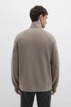 Mavi Pamuklu Regular Fit Yarım Fermuarlı Dik Yaka Erkek Sweat 0S10483-70380 VİZON