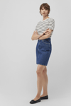Mavi Pamuklu Regular Fit Yüksek Bel Mini Bayan Kot Etek 1319885301 MAVİ