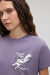 Mavi Pamuklu Slim Fit Bisiklet Yaka Bayan T Shirt 1612233-70608 LİLA