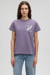 Mavi Pamuklu Slim Fit Bisiklet Yaka Bayan T Shirt 1612233-70608 LİLA