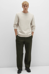 Mavi Pamuklu Slim Fit Bisiklet Yaka Erkek Sweat 0S10457-35111 BEJ