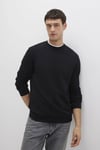 Mavi Pamuklu Slim Fit Bisiklet Yaka Erkek Sweat 0S10457-900 SİYAH
