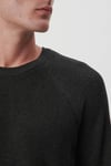 Mavi Pamuklu Slim Fit Bisiklet Yaka Erkek Kazak 0710136-900 SİYAH
