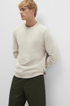 Mavi Pamuklu Slim Fit Bisiklet Yaka Erkek Sweat 0S10457-35111 BEJ