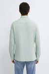 Mavi Pamuklu Slim Fit Klasik Yaka Uzun Kollu Erkek Gömlek 0211899-71909 AÇIK YEŞİL