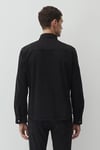 Mavi Pamuklu Slim Fit Uzun Kollu Erkek Kot Gömlek 0210909-87934 SİYAH