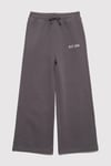Mavi Pamuklu Wide Leg Fit Geniş Paça Kız Çocuk Eşofman Altı 7010034-90778 GRİ