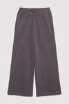 Mavi Pamuklu Wide Leg Fit Geniş Paça Kız Çocuk Eşofman Altı 7010034-90778 GRİ