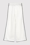 Mavi Pamuklu Wide Leg Fit Geniş Paça Şeritli Kız Çocuk Eşofman Altı 7010021-70057 BEYAZ