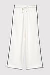 Mavi Pamuklu Wide Leg Fit Geniş Paça Şeritli Kız Çocuk Eşofman Altı 7010021-70057 BEYAZ