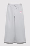Mavi Pamuklu Wide Leg Normal Bel Geniş Paça Kız Çocuk Eşofman Altı 7010038-70075 AÇIK GRİ