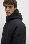Mavi Regular Fit Dik Yaka Kapüşonlu Erkek Mont 0110615-71379 SİYAH