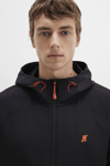 Mavi Regular Fit Kapüşonlu Su İtici Erkek Ceket 0110610-71379 SİYAH