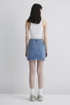 Mavi Regular Fit Normal Bel Mini Boy Bayan Kot Etek 1310204-87098 AÇIK MAVİ