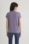 Mavi Regular Fit V Yaka Basic Kadın T Shirt 167714-70608 LİLA
