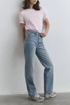 Mavi Sky Pamuklu Straight Fit Yüksek Bel Jeans Kadın Kot Pantolon 1010627-87795 MAVİ