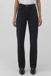 Mavi Sky Straight Fit Yüksek Bel Düz Paça Jeans Kadın Kot Pantolon 1010627-88579 SİYAH
