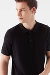 Mavi Slim Fit % 100 Pamuk Düğmeli Erkek Polo T Shirt 064946-21842 SİYAH