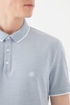 Mavi Slim Fit % 100 Pamuk Düğmeli Erkek Polo Yaka T Shirt 065900-30715 AÇIK MAVİ