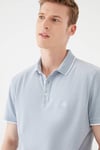 Mavi Slim Fit % 100 Pamuk Düğmeli Erkek Polo Yaka T Shirt 065900-30715 AÇIK MAVİ
