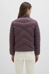 Mavi Slim Fit Dik Yaka Kapitoneli Astarlı Şişme Bayan Mont 110698-70260 BORDO