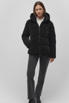 Mavi Slim Fit Fermuarlı Kapüşonlu Şişme Bayan Mont 1110043-900 SİYAH