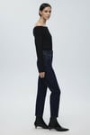 Mavi Star Streç Pamuklu Süper Yüksek Bel Dar Paça Mom Jeans Bayan Kot Pantolon 101077-83035 KOYU LACIVERT