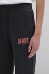 Mavi Straight Fit  Logolu Pamuklu Lastikli Paça Bayan Eşofman Altı 1010757-80106 ANTRASİT