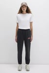 Mavi Straight Fit  Logolu Pamuklu Lastikli Paça Bayan Eşofman Altı 1010757-80106 ANTRASİT
