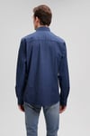 Mavi Streç Pamuklu Slim Fit Denim Erkek Gömlek 0211016-18790 İNDİGO