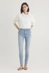 Mavi Tess Pamuklu Skinny Fit Normal Bel Dar Paça Jeans Bayan Kot Pantolon 100328-86448 AÇIK MAVİ