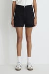 Mavi Verna 90's Normal Bel Regular Fit Pamuklu Bayan Short 1410059-87084 SİYAH