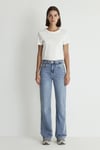 Mavi Victoria Streç Pamuklu Wide Leg Yüksek Bel Geniş Paça Jeans Bayan Kot Pantolon 101072-88212 AÇIK MAVİ