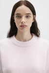 Mavi Yün Karışımlı Crop Fit Bisiklet Yaka Bayan Kazak 1710496-89884 AÇIK PEMBE