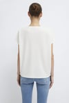 Mavi Yuvarlak Yaka Bol Rahat Basic Kadın T Shirt 167245-25705 EKRU