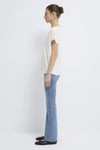 Mavi Yuvarlak Yaka Bol Rahat Basic Kadın T Shirt 167245-25705 EKRU