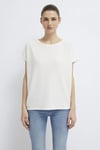 Mavi Yuvarlak Yaka Bol Rahat Basic Kadın T Shirt 167245-25705 EKRU