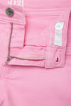 Melora Pamuklu Mom Fit Normal Bel Jean Kız Çocuk Short 7410655-86707 PEMBE