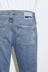 Milan Pamuklu Tapered Fit Normal Bel Daralan Paça Jeans Erkek Kot Pantolon 0081083030 AÇIK MAVİ