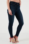 Mile High Süper Skinny Fit Yüksek Bel Jeans Kadın Kot Pantolon A9356-0001 LACİVERT