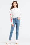 Mile Pamuklu Yüksek Bel Süper Skinny Jeans Kadın Kot Pantolon 22791-0060 AÇIK MAVİ