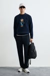 Miles Regular Fit Desenli Bisiklet Yaka Örme Erkek Sweat 112030201 LACİVERT