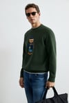 Miles Regular Fit Desenli Bisiklet Yaka Örme Erkek Sweat 112030201 YEŞİL