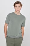 Modal Karışımlı Regular Fit Bisiklet Yaka Erkek T Shirt L2610126 801 KOYU HAKİ